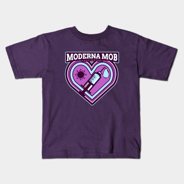 Moderna Mob Kids T-Shirt by LiunaticFringe